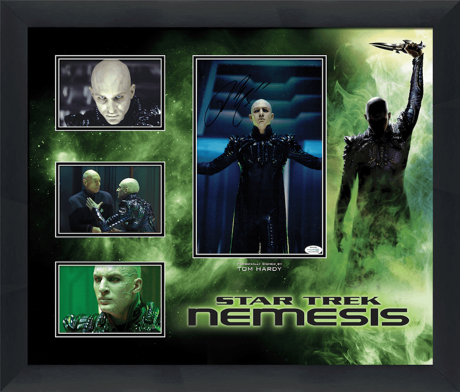 Star Trek Photograph Framed Display Signed by Tom Hardy - Memorabilia Framers Shop